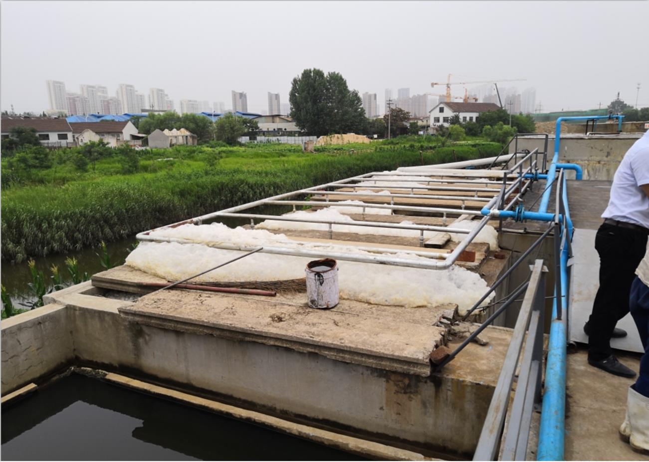 養(yǎng)豬污水處理現(xiàn)場(chǎng)