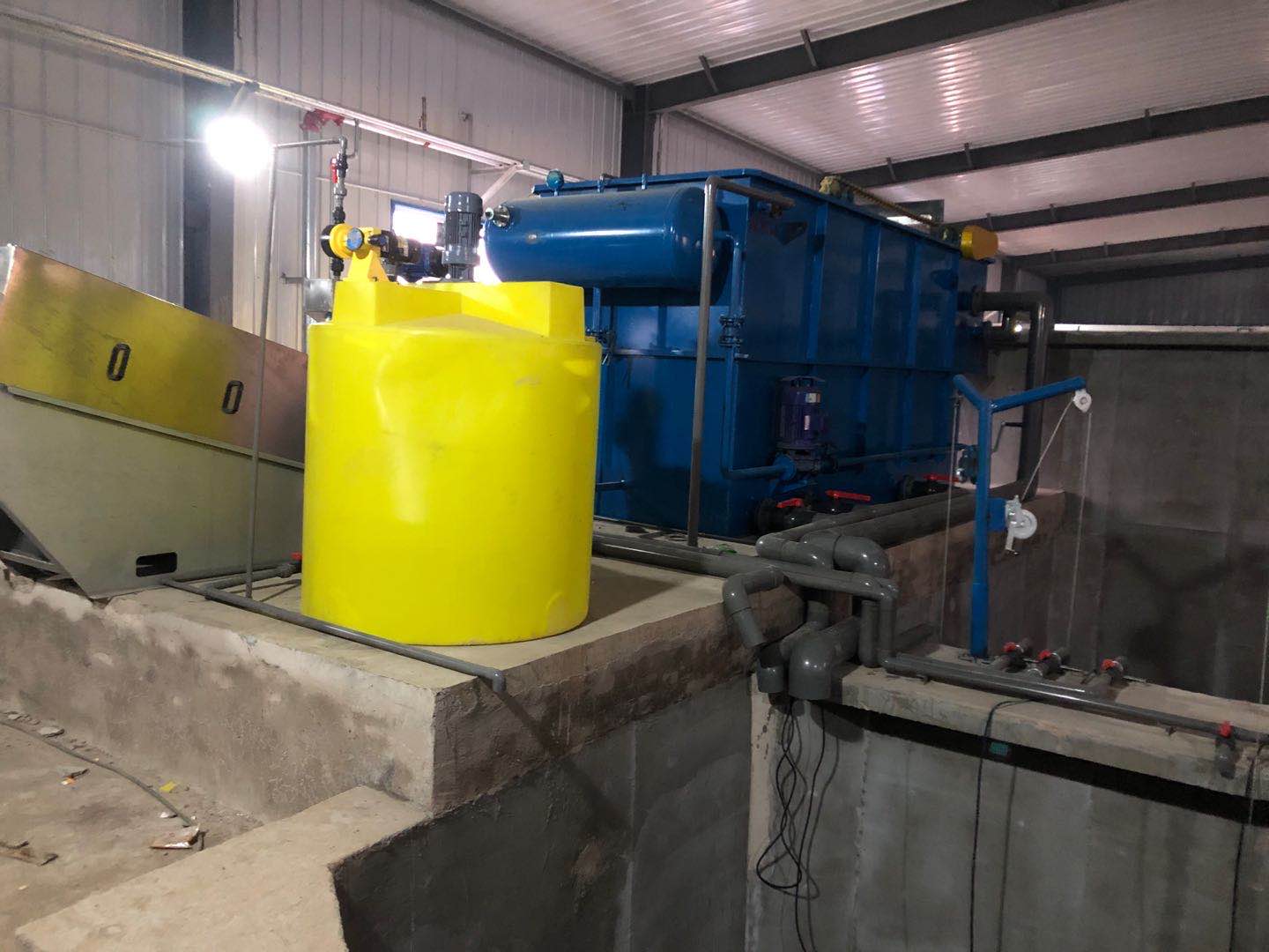 屠宰污水處理現(xiàn)場