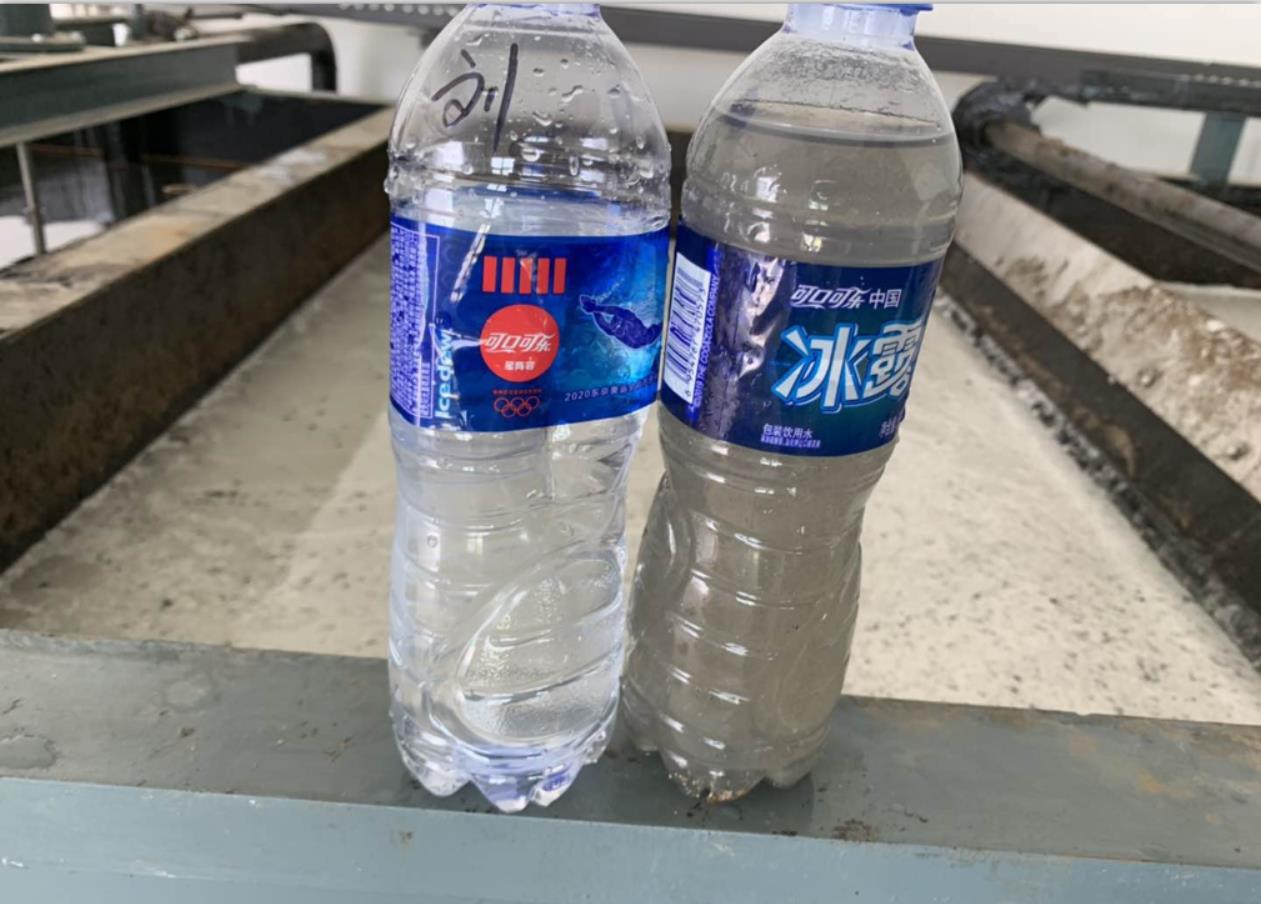 生豬屠宰污水處理前后對比